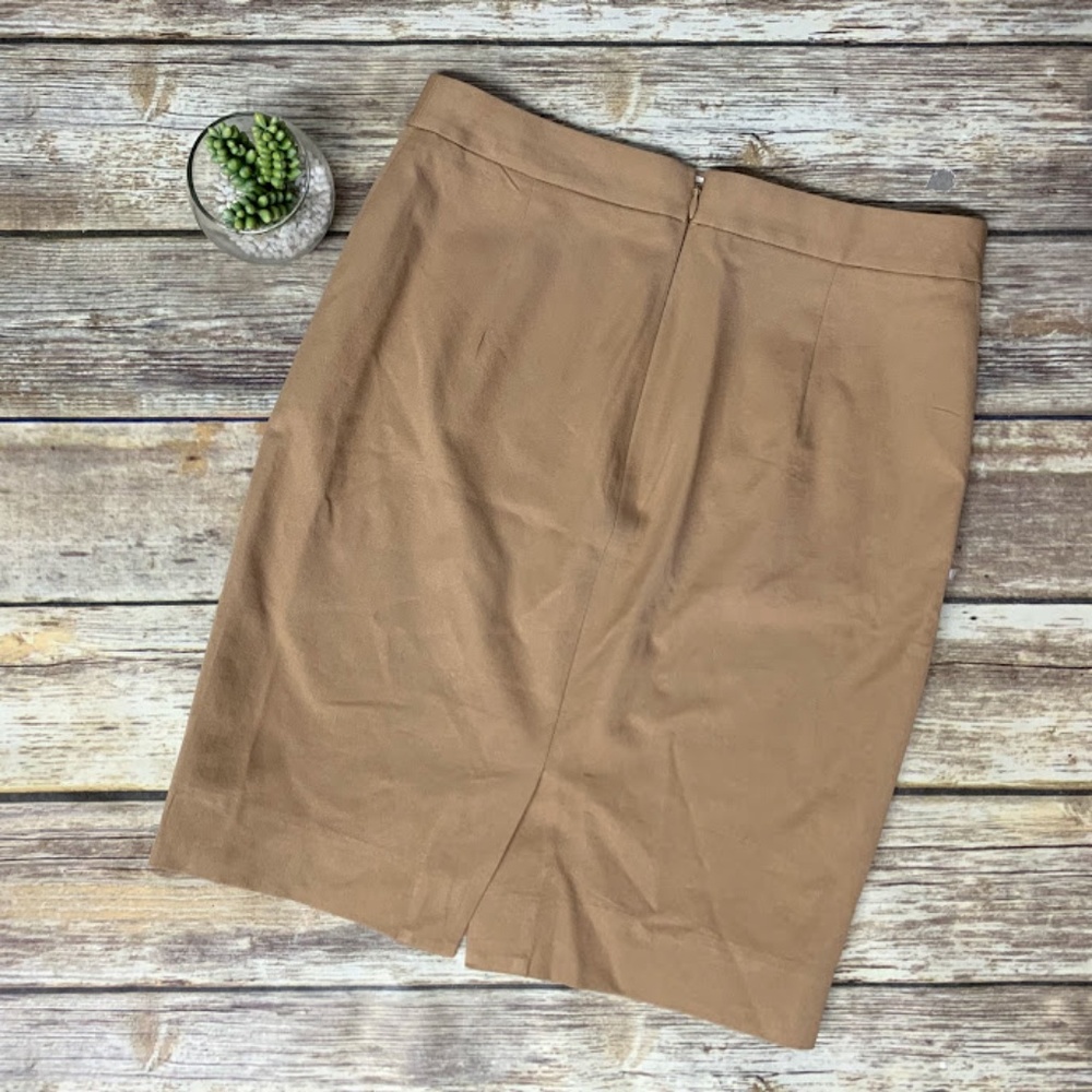J CREW Tan Brown No. 2 Pencil Skirt - Picture 3 of 6